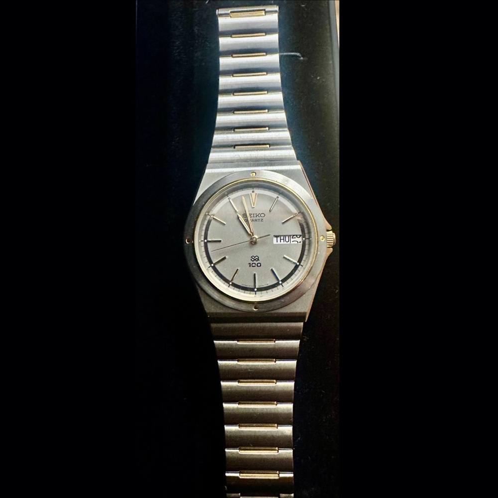 Vintage Seiko 8123-6010 2 tone "baby nautilus."
